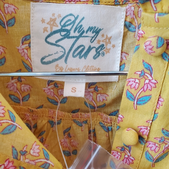 NWT Oh My Stars Floral Abigail Embroidered Top - Picture 5 of 8